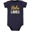 imageHudson Baby Unisex Baby Cotton Bodysuit Pant and Shoe SetHola Ladies Short Sleeve