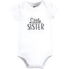 imageHudson Baby Unisex Baby Cotton Bodysuit Pant and Shoe SetLittle Sister Bow