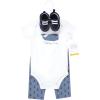 imageHudson Baby Unisex Baby Cotton Bodysuit Pant and Shoe SetWhaley Cute Anchor