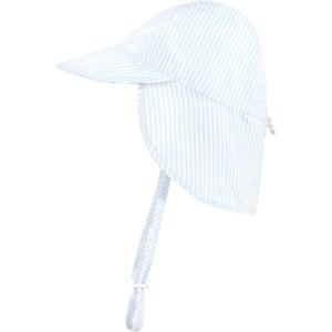 imageHudson Baby BabyGirls Sun Protection HatBlue Stripe