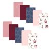 Dusty Rose Floral 10-pack