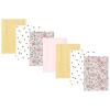 Pink Yellow Pretty Floral 7 Pack