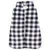 imageHudson Baby Unisex Baby Plush Sleeping Bag Sack Blanket Boy Farm Animals 612 MonthsBlack Plaid