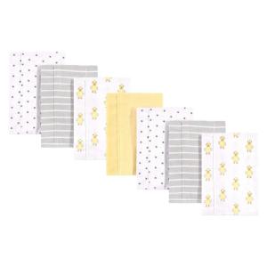 imageHudson Baby Unisex Baby Cotton Flannel Burp Cloths Pink Rose One SizeDuck