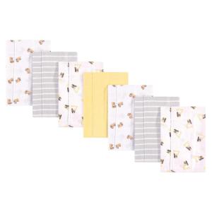 imageHudson Baby Unisex Baby Cotton Flannel Burp Cloths Pink Rose One SizeYa Dig