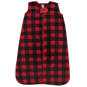 imageHudson Baby Unisex Baby Plush Sleeping Bag Sack Blanket Boy Farm Animals 612 MonthsBuffalo Plaid