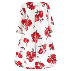 imageHudson Baby Unisex Baby Plush Sleeping Bag Sack Blanket Boy Farm Animals 612 MonthsRed Rose
