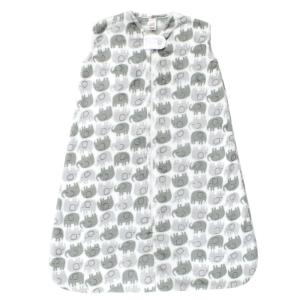 imageHudson Baby Unisex Baby Plush Sleeping Bag Sack Blanket Boy Farm Animals 612 MonthsSleeveless Elephants