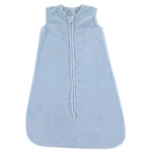 imageHudson Baby Unisex Baby Plush Sleeping Bag Sack Blanket Boy Farm Animals 612 MonthsSolid Light Blue Fleece