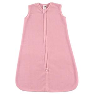 imageHudson Baby Unisex Baby Plush Sleeping Bag Sack Blanket Boy Farm Animals 612 MonthsSolid Light Pink Fleece