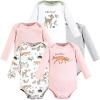 imageHudson Baby babygirls Cotton Longsleeve Bodysuits 5packGirl Magical Woodland