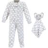 imageHudson Baby unisexbaby Flannel Plush Sleep and Play and Security ToyElephant Cloud