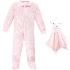 imageHudson Baby unisexbaby Flannel Plush Sleep and Play and Security ToyGirl Star