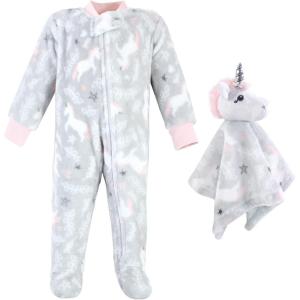 imageHudson Baby unisexbaby Flannel Plush Sleep and Play and Security ToyWhimsical Unicorn