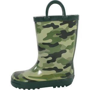 imageHudson Baby Unisex Baby Rain BootsCamo