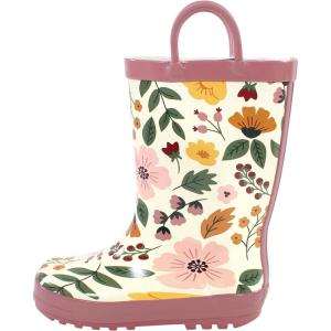 imageHudson Baby Unisex Baby Rain BootsFall Botanical