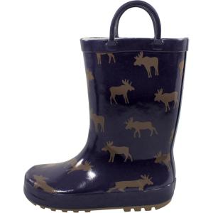 imageHudson Baby Unisex Baby Rain BootsMoose