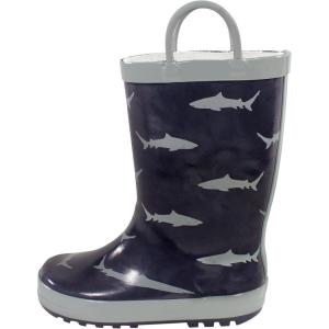 imageHudson Baby Unisex Baby Rain BootsSharks
