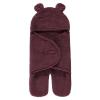 imageHudson Baby Unisex Baby Animal Sherpa Baby Outdoor Stroller Sack Wrap Coronet Blue One SizeBurgundy