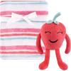 imageHudson Baby Unisex Baby Plush Blanket with Toy Pink Cloud One SizeStrawberry