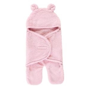 imageHudson Baby Unisex Baby Animal Sherpa Baby Outdoor Stroller Sack Wrap Coronet Blue One SizeLt Pink