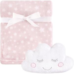 imageHudson Baby Unisex Baby Plush Blanket with Toy Pink Cloud One SizePink Cloud