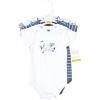 imageHudson Baby Infant Boy Cotton Bodysuits Mint Octopus 1218 Months