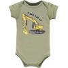 imageHudson Baby Unisex Baby Cotton Bodysuits Construction Trucks 36 Months