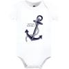 imageHudson Baby Unisex Baby Cotton Bodysuits Nautical Anchor 1824 Months