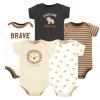 imageHudson Home Collection Baby Shawl Collar Plush RobeBrave Lion