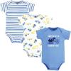 imageHudson Baby Infant Boy Cotton Bodysuits Movin Groovin 1824 Months
