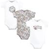 imageHudson Baby Infant Girl Cotton Bodysuits Mamas Bestie Flower 69 Months