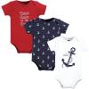 imageHudson Baby Unisex Baby Cotton Bodysuits Nautical Anchor 1824 Months
