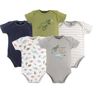 imageHudson Baby Unisex Baby Cotton Bodysuits 5packDinosaurs