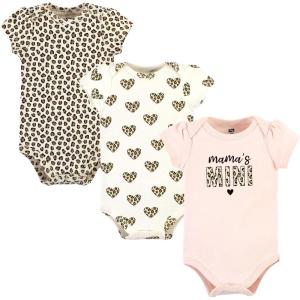 imageHudson Home Collection Baby Shawl Collar Plush RobeLeopard Hearts