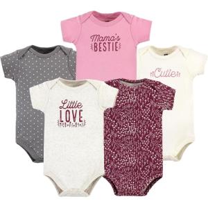 imageHudson Home Collection Baby Shawl Collar Plush RobeLittle Love Flowers