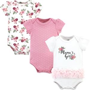 imageHudson Home Collection Baby Shawl Collar Plush RobeMamas Girl Flower Tutu