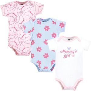 imageHudson Home Collection Baby Shawl Collar Plush RobeMommys Girl Butterfly