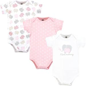 imageHudson Home Collection Baby Shawl Collar Plush RobeMulti Color Mommy Elephant