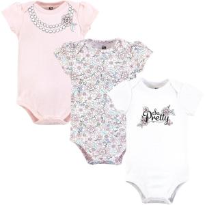 imageHudson Home Collection Baby Shawl Collar Plush RobeSo Pretty Flower