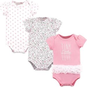 imageHudson Home Collection Baby Shawl Collar Plush RobeTiny Little Love Tutu