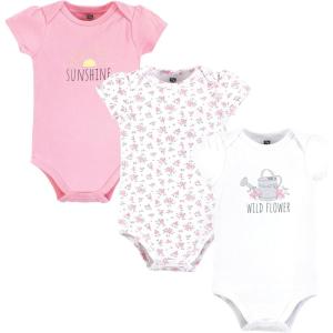 imageHudson Home Collection Baby Shawl Collar Plush RobeWild Flower Garden