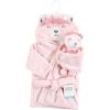 image:imageHudson Baby unisexbaby Plush Bathrobe and Toy SetBear Girl
