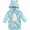 image:imageHudson Baby unisexbaby Plush Bathrobe and Toy SetCool Frog