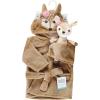 image:imageHudson Baby unisexbaby Plush Bathrobe and Toy SetFawn