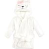 image:imageHudson Baby unisexbaby Plush Bathrobe and Toy SetGingham Bear Girl