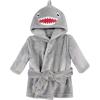 image:imageHudson Baby unisexbaby Plush Bathrobe and Toy SetShark