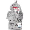 image:imageHudson Baby unisexbaby Plush Bathrobe and Toy SetShark