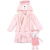 image:imageHudson Baby unisexbaby Plush Bathrobe and Toy SetBear Girl