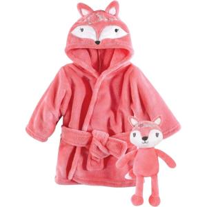 image:imageHudson Baby unisexbaby Plush Bathrobe and Toy SetBoho Fox